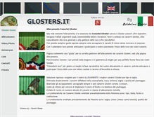 Tablet Screenshot of glosters.it